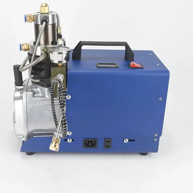 ปั๊มลมแรงดันสูงขนาดเล็ก 4500 psi 300 บาร์ สำหรับดับเพลิงและดำน้ำ