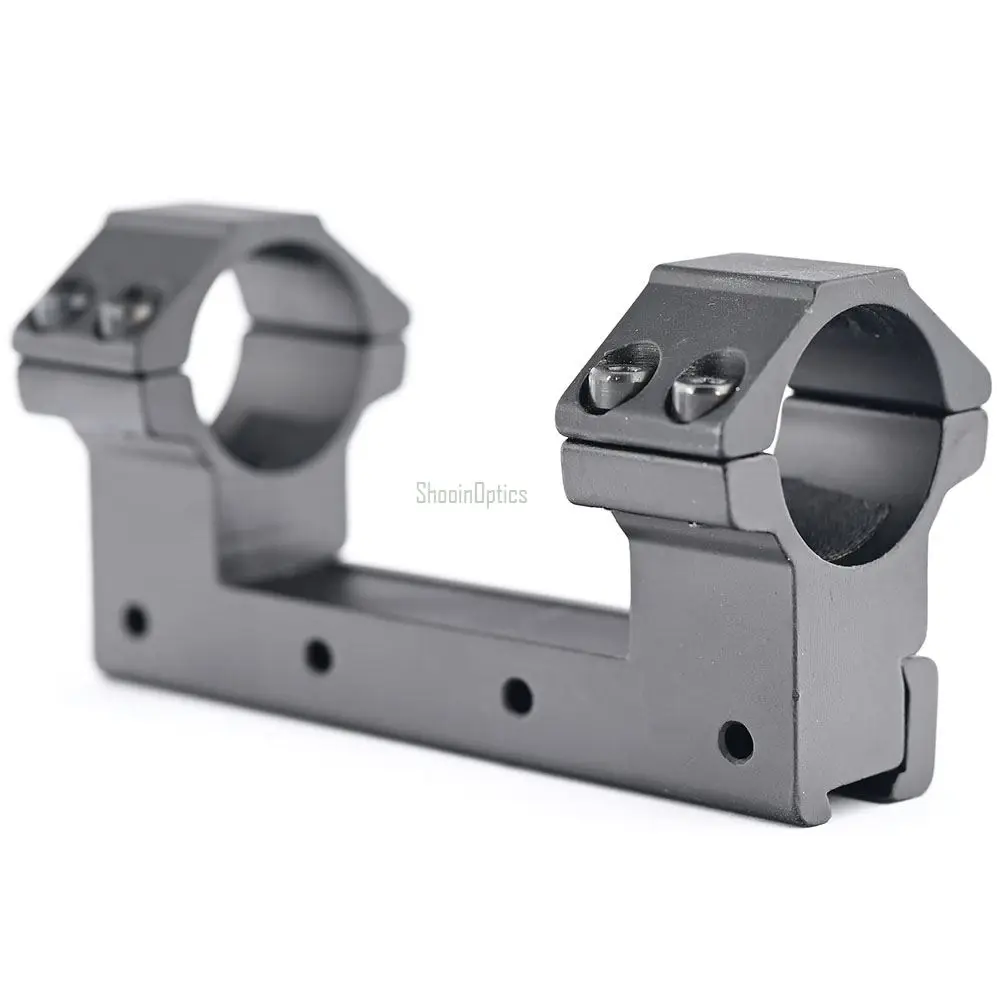 Shooin Scope Ring Mount With Dovetail 11mm Rail Mount Base For 1 Inch 30mm Tube Riflescope M5006M6488