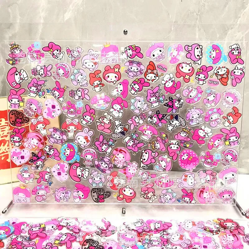 

Original Q Version Kawaii My Melody Acrylic Sheet Sanrio Handmade DIY Accessories Materials Double-permeable Pendant