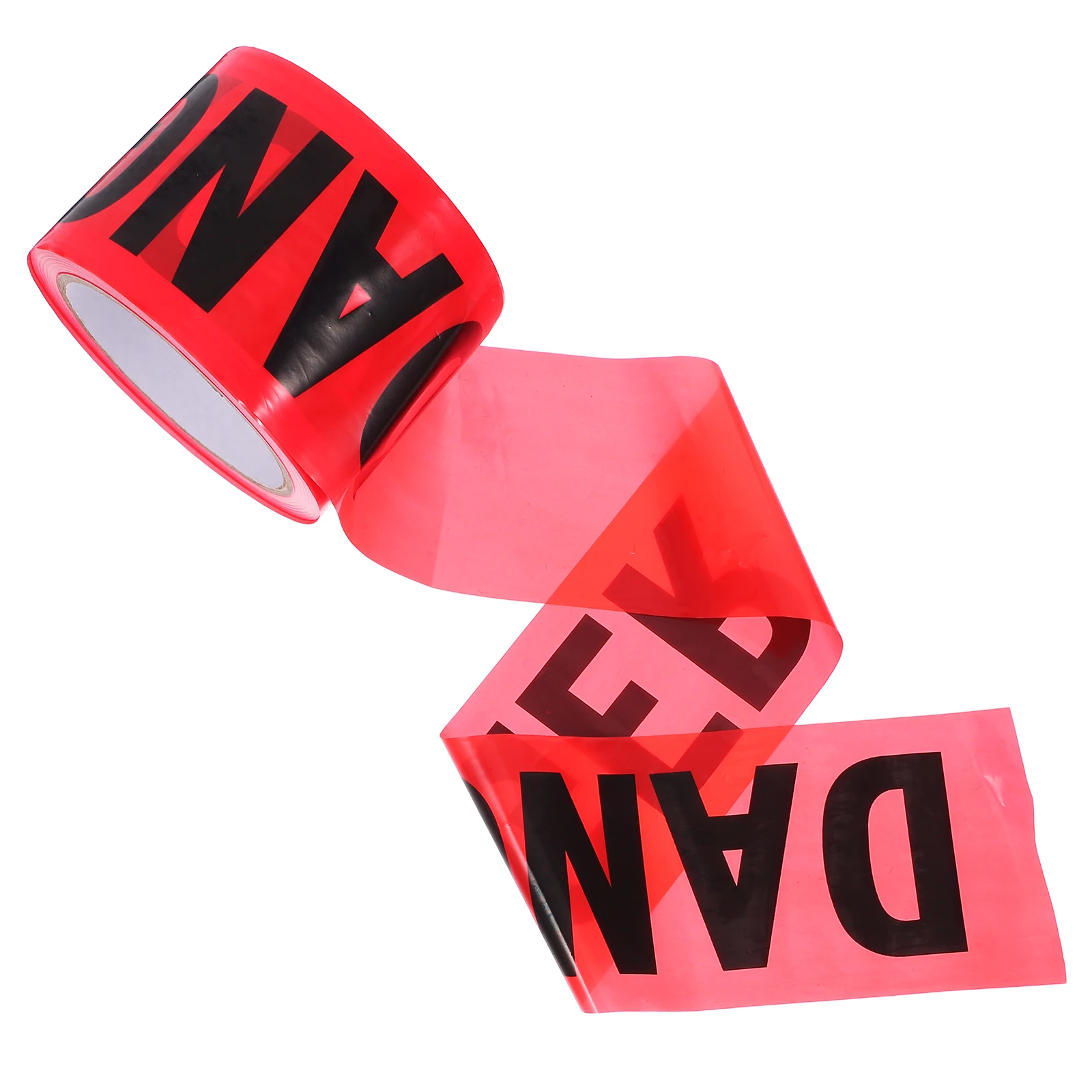 

100M Red Black Danger Isolation Tape PE Material Caution Barrier Halloween Decor Safety Warning Stripe Traffic