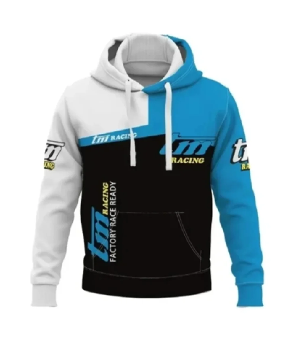 2024 TM Racing Men's Women's 3D Digital Cloud Movement Shirt Custom Nova Chegada Hoodie