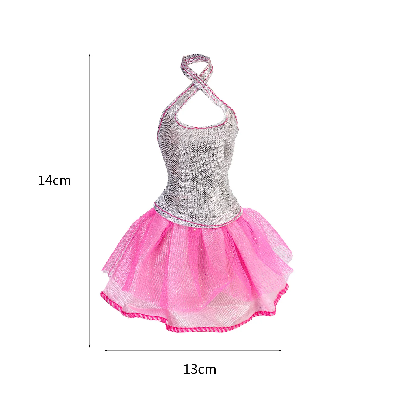 

Suitable for 14CM Doll Summer Temperament Fashion Baby Clothes Single Skirt Accessories Set Boys and Girls Birthday Gift Toys