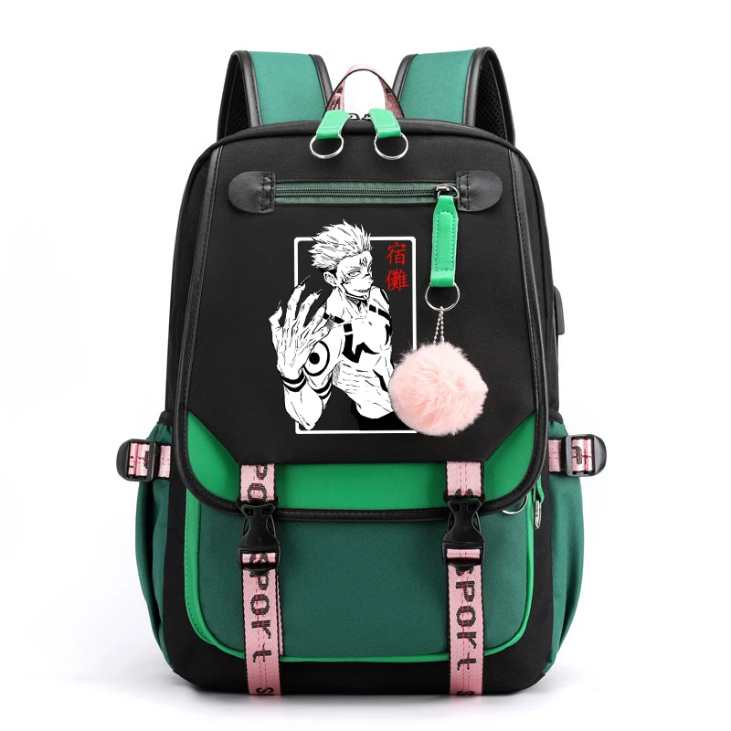 Anime Ryomen Sukuna Print Bookbag Backpack Woman Daypack Teen Boy Girl Bags Laptop/Travel Bags