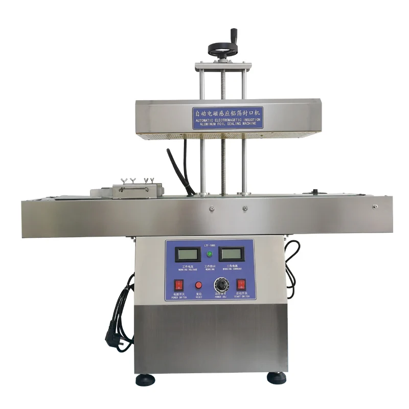 

110V 220V Continuous Sealing Machine Commercial Automatic Electromagnetic Induction Aluminum Foil Sealing Machine