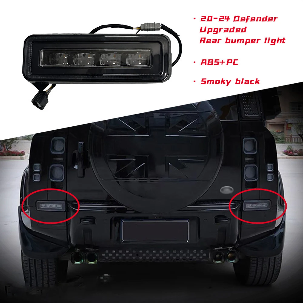 upgradedrear bumper light LED turn signal for Land Rover Defender 2022 2023 2021