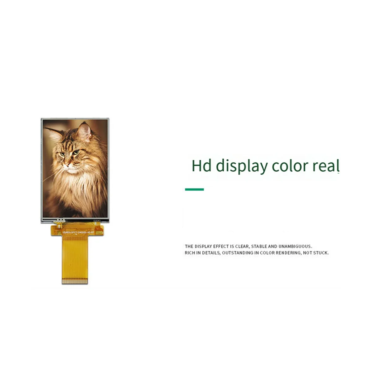 Nuclear Radiation Detector LCD Screen 320X480 Capacitive Screen 3.5 Inch Test Display Color Screen