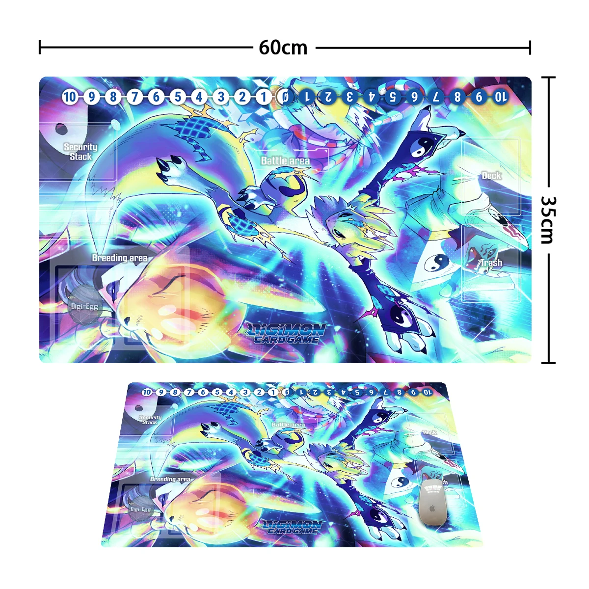 digimon card mat New Mlikemat Playmat DTCG Dorumon Duel TCG CCG OCG Trading Game Mat with Zones + Free Bag (ZD002-117-SM) : Toys & Games but also protect and look after your prized assets so they too will look as good as new for longer What is our Digimon card