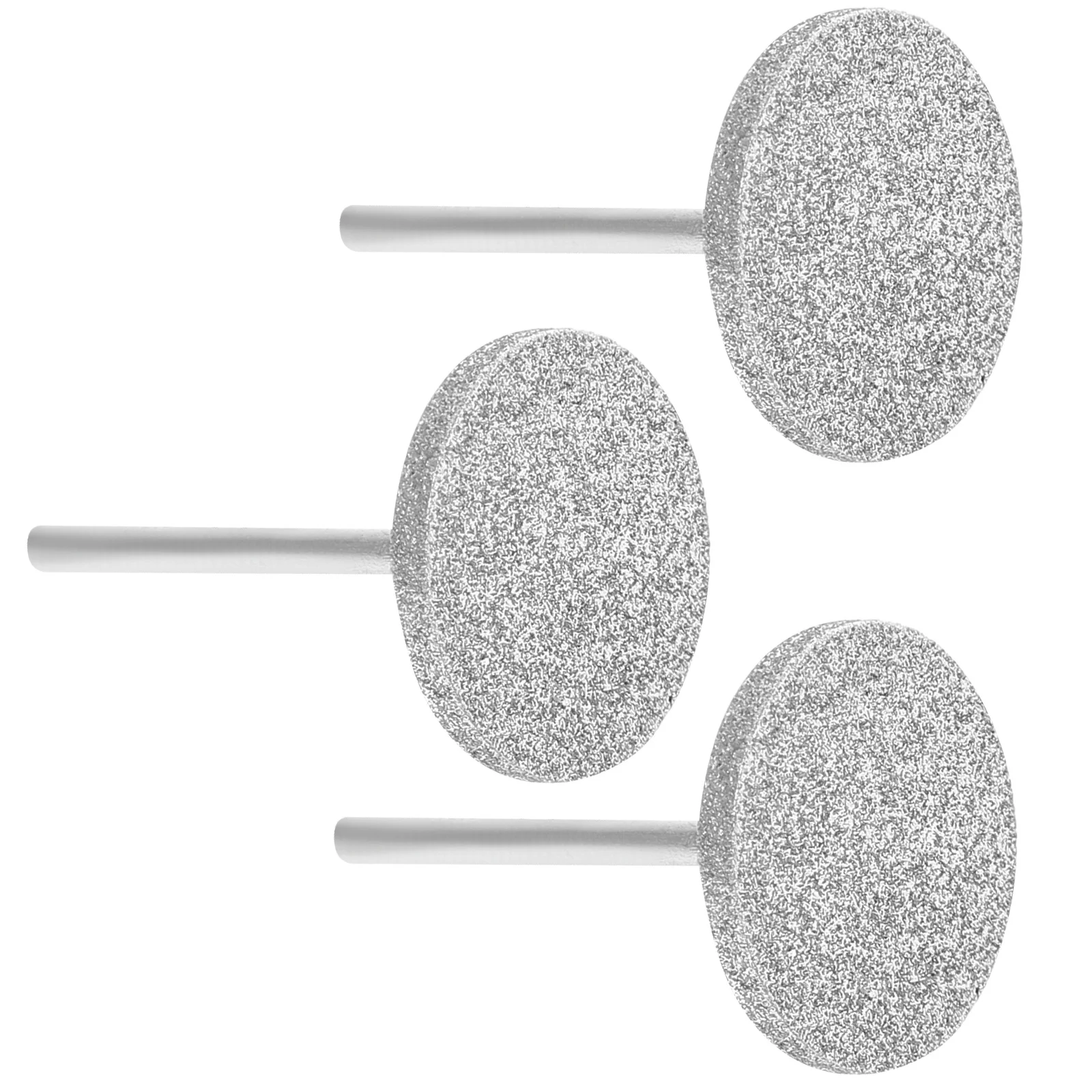 3 stuks ronde nagelboren diamant platte schuurschijven voor manicure pedicure elektrische nagelboor accessoires diamant schuurschijf