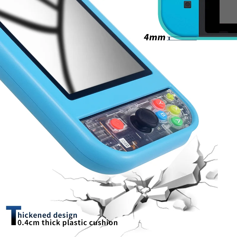 حافظة واقية ضد الغبار للضفادع للبيانات لمفتاح نيتندو لايت ، غلاف مضاد للسقوط ، حافظة قلاب ، ملحقات