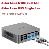 OUMAX MINI PC Alder Lake N100 Dual Lan / Alder Lake N95 Single Lan WiFi BT5.0 RJ45 1000M M.2 PCIE3.0 Desk Offical Mini Pc