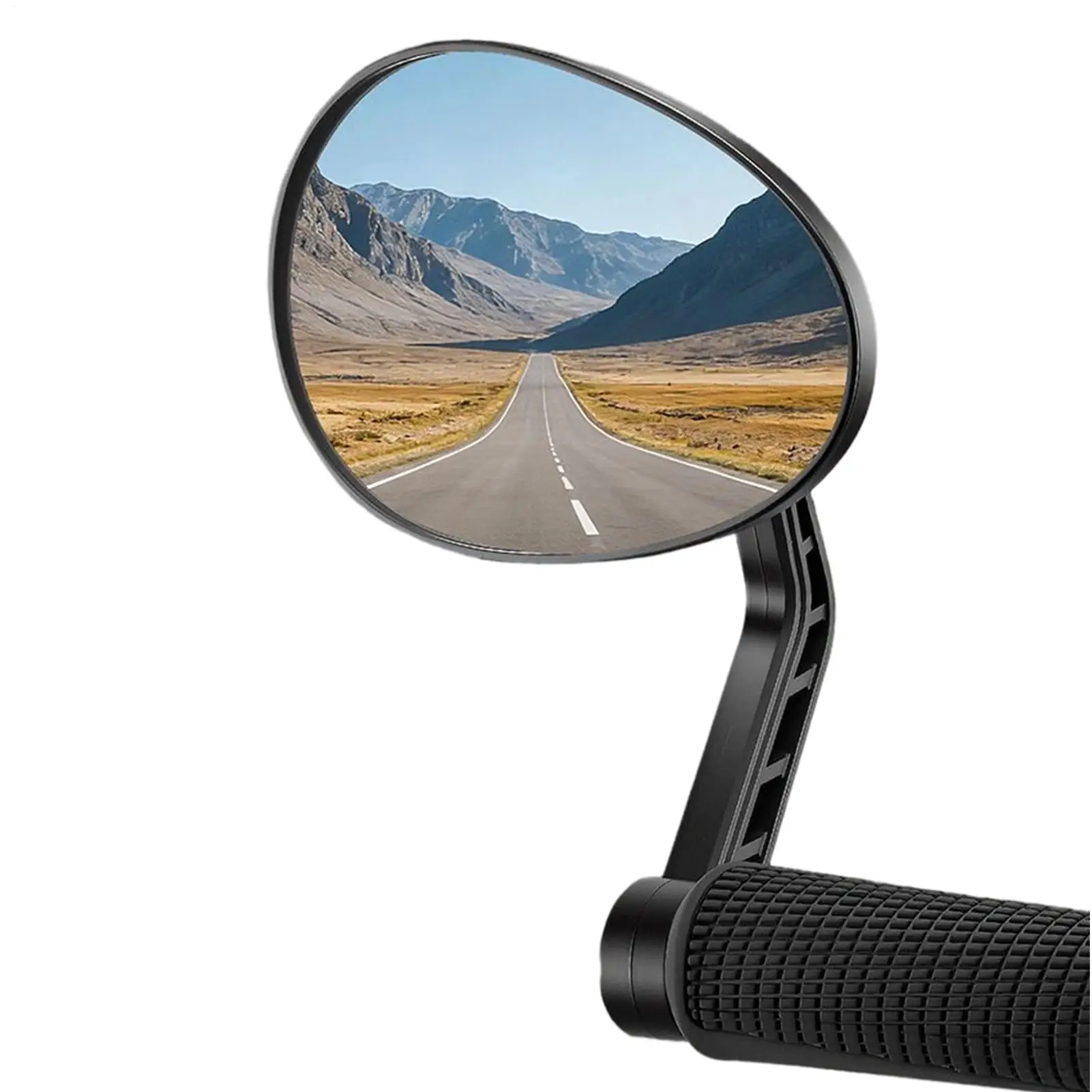 360 Degree Rotatable Bike Side Mirror Anti-Shake Bar End Mount  Rearview Mirror for Urban Mountain Commuting, Men Women Cyclists