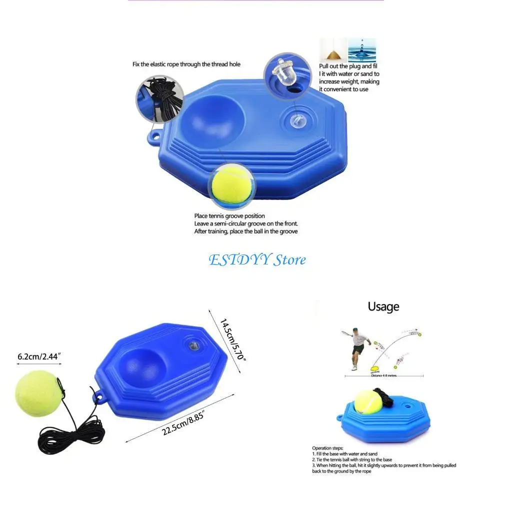 

G6DE Tennis Trainer Single Tennis Pracitce Equipment for Beginners Sport Exercise