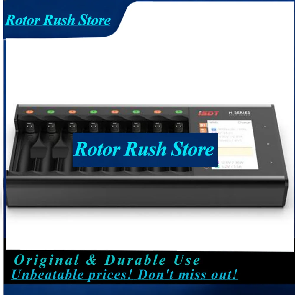 RoRuSISDT N8 N16 N24 AA AAA Battery Charger DC Smart Battery Charger For Battery Of Li-lon LiHv Ni-MH Ni-Cd LiFePO4