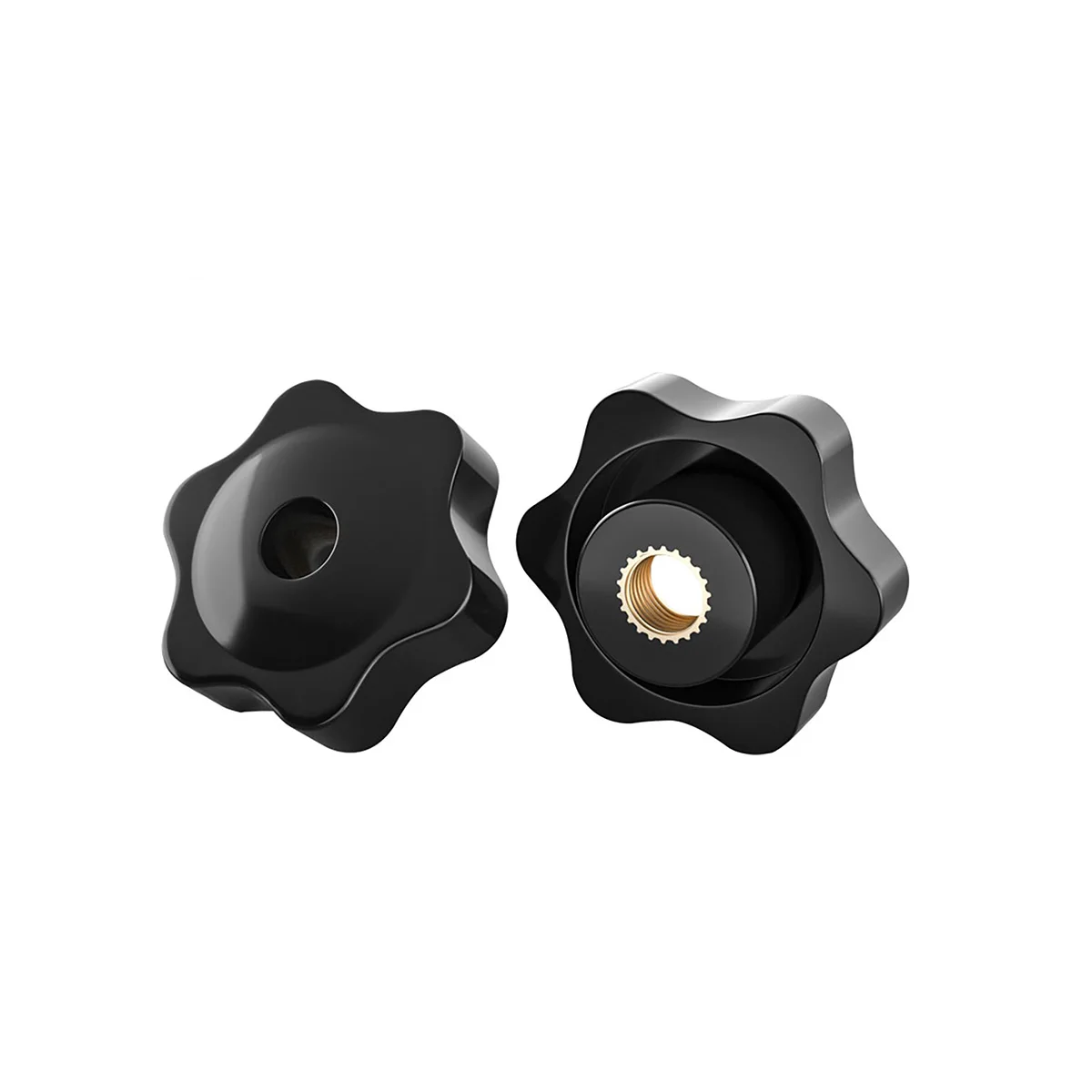 زهر البرقوق مقبض الجوز / سداسية المطاط كوكب المشتري مقبض اليد المسمار الجوز M4-M12