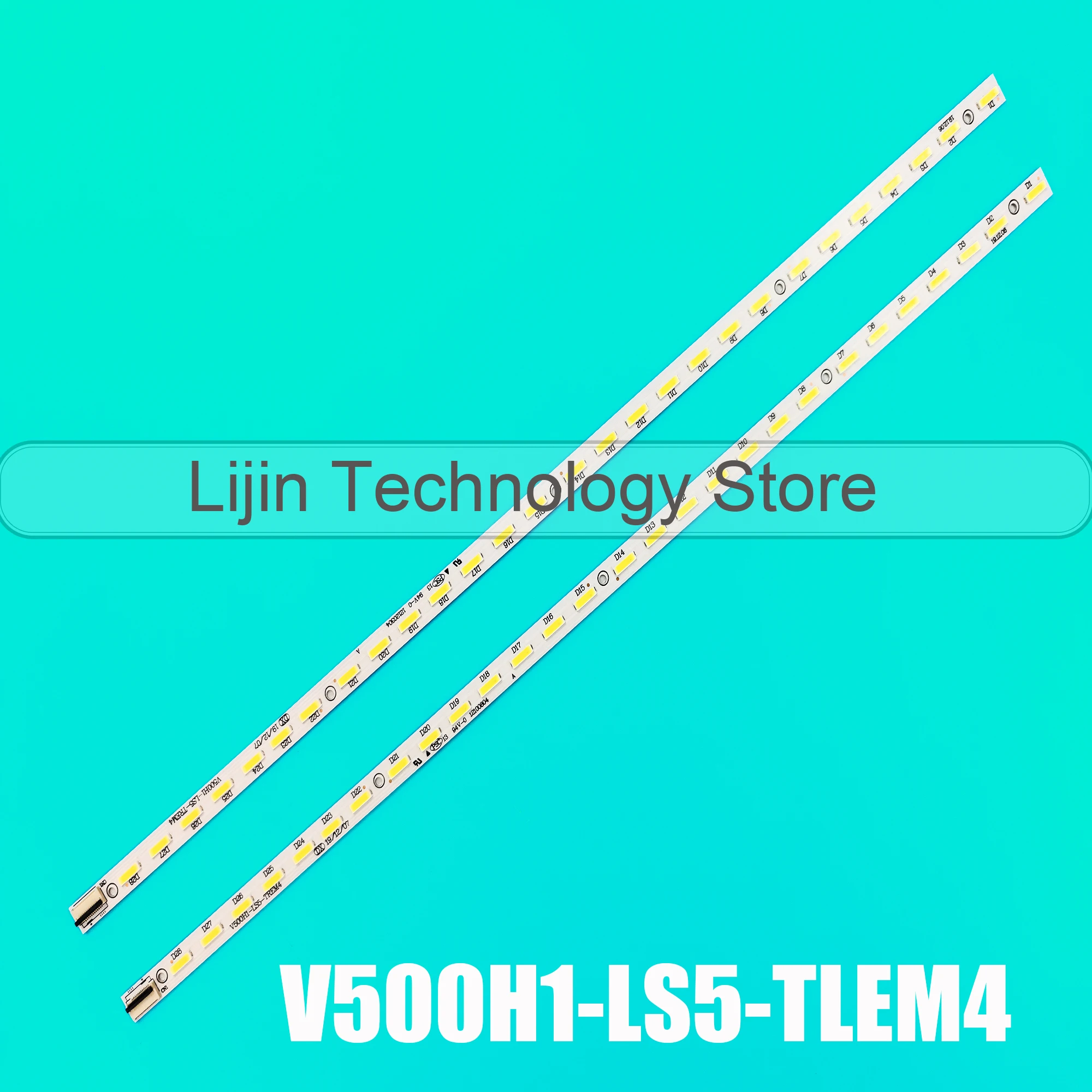 new 2 Pieces/lot L50E5000A V500H1-LS5-TLEM4 V500H1-LS5-TREM4 V500H1-LS5-TLEM4 LED lamp strip V500HJ1-LE1 LS5 28LED 315MM