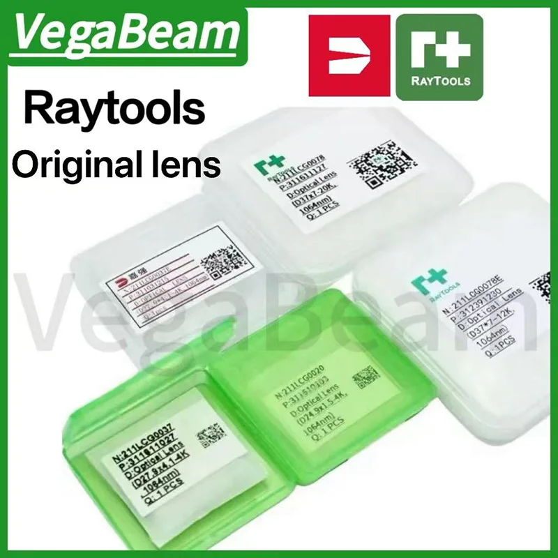 Raytools حماية الليزر ويندوز 27.9x4.1/24.9x1.5 4KW لرأس القطع بالليزر عدسة واقية أصلية 34x5 37x7 12KW/15KW/20KW