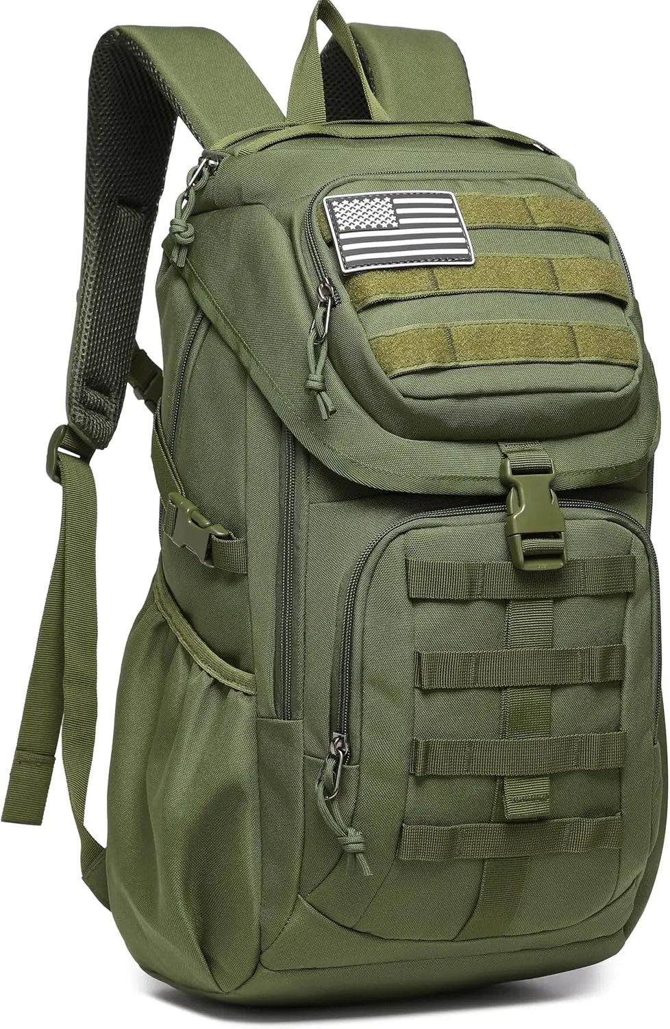 

Tactical Assault Pack 25L Military Backpack Molle Outdoor Hiking Camping Waterproof (Army Green)