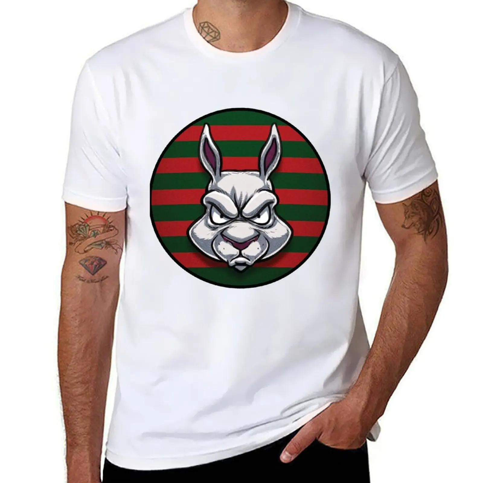 

The Fierce Rabbit T-Shirt t shirt man cotton cotton tshirt 100% T-Shirt