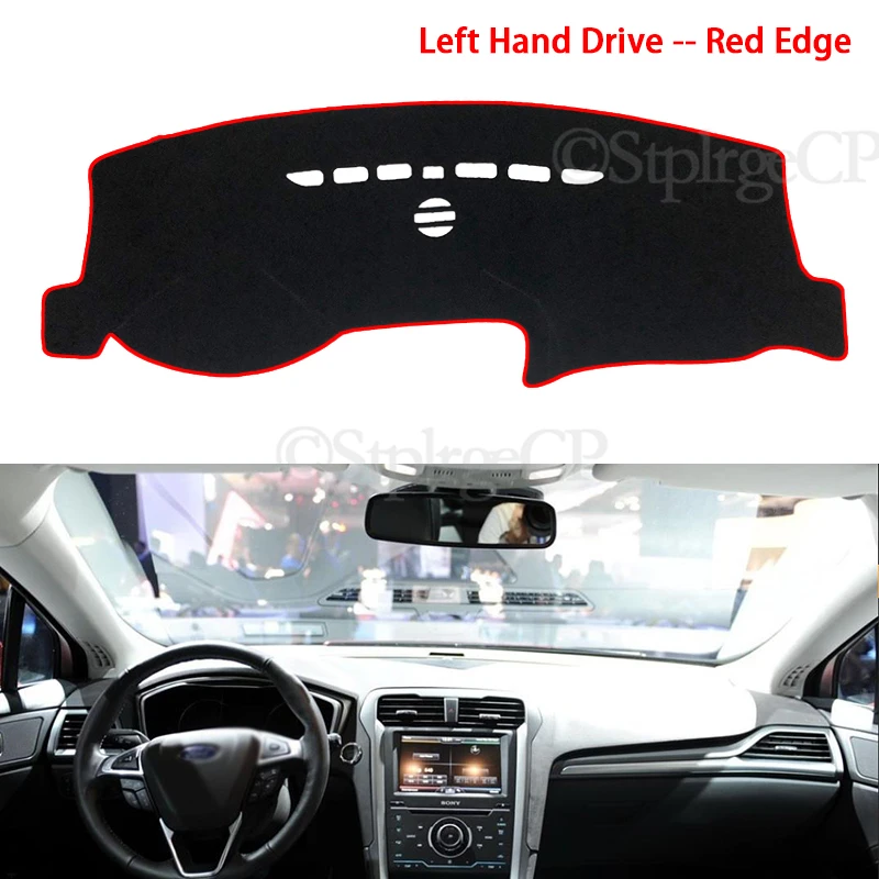Dashboard Cover Sunshade Dashmat Protect Carpet Dash Accessories 2015 2016 2017 2018 for Ford Mondeo MK5 2014~2019 Anti-Slip Mat