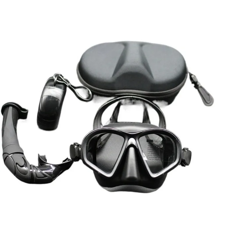 

Профессиональные очки для фридайвинга для взрослых с диоптриями, силиконовые, с защитой от запотевания