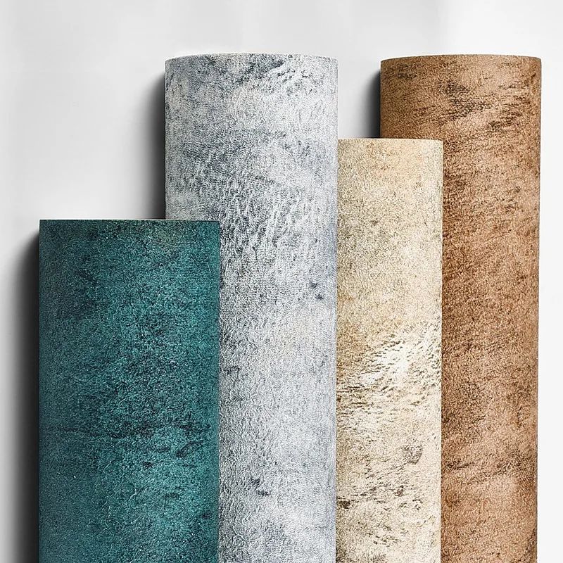 Nordic Style Wallpapers Mottled Emerald Retro Industrial Style Old Cement Pattern Bedroom Living Room Wall Home Papel De Parede