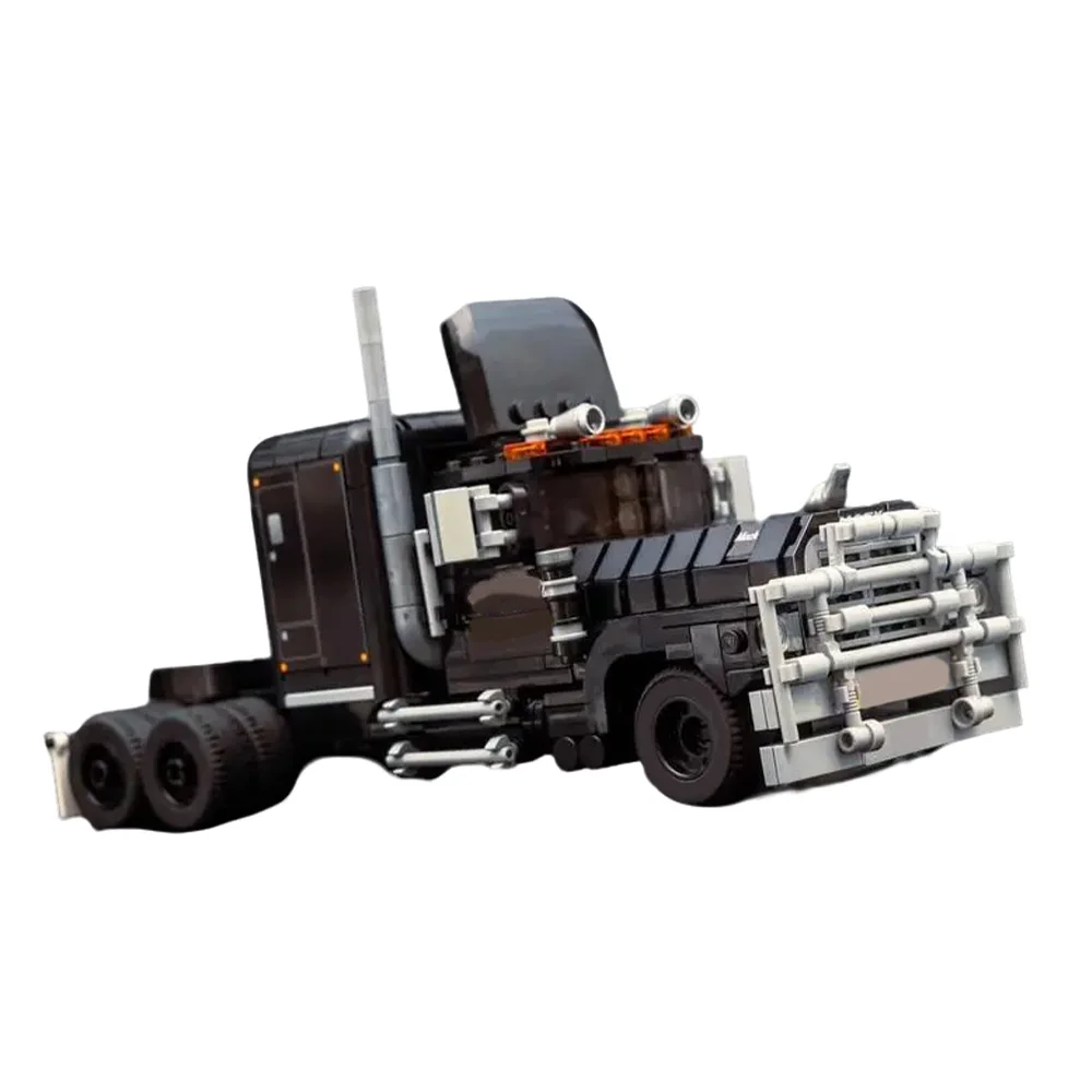 

MOC The Rubber Duck Mack R-Series Model Building Blocks 70s Movie Truck Transportation Vehicle Brick Toy Adult Gift