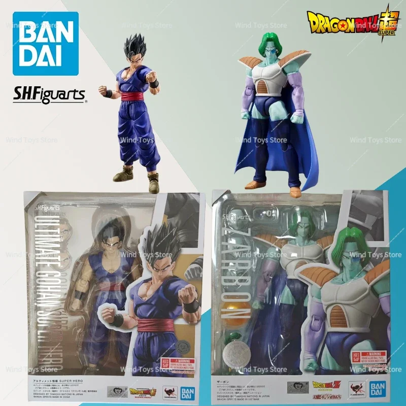 Bandai оригинальная аниме Dragon Ball Z Shfiguarts ZARBON ПВХ фигурка Fuerza суставы