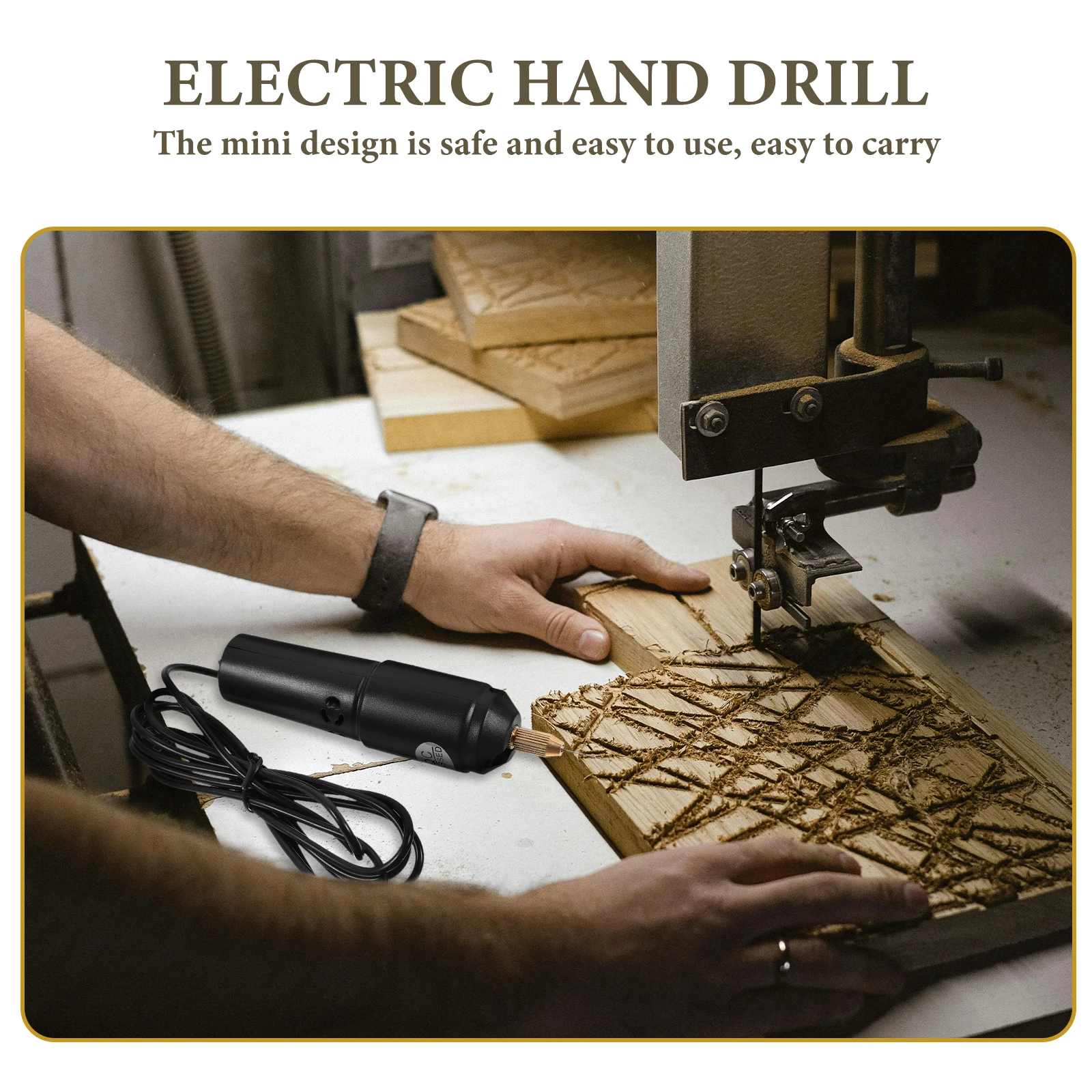 

1Set USB Charging Mini Electric Drill Portable Handheld Punch Tool DIY Professional Small Rotary Drill Punch Tool