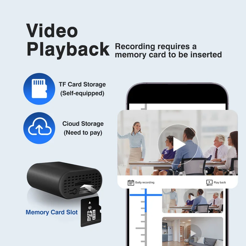 2026 Latest Mini WiFi Camera. Features Remote Live Viewing Via Mobile Phone, One-way Audio Reception, Motion Detection gallery 3