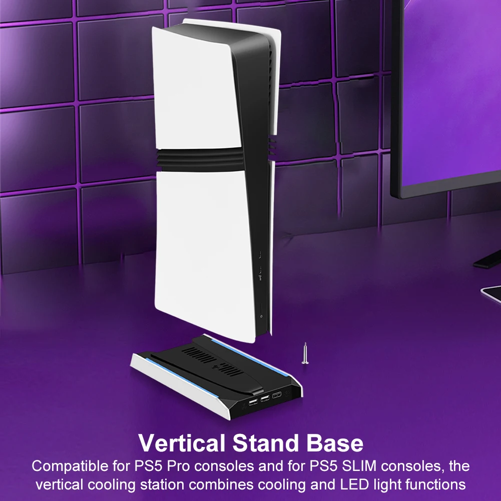 Thumbnail 4 - #8 Trending PS5 Vertical Stand With Fan Right Now