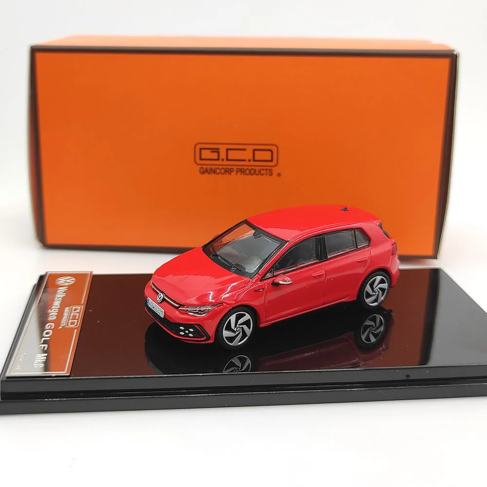 

Diecast GCD 1/64 Scale Volkswagen Golf MK8 Small Steel Gun Alloy Car Model Collectible Toy Gift Souvenir Display Ornament
