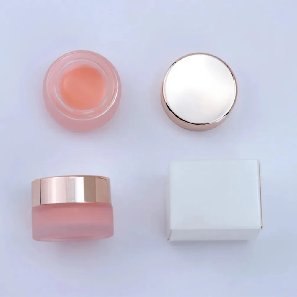 ลิปมาส์กบำรุงริมฝีปากสูตรกลางคืน ฉลากส่วนตัว บำรุงริมฝีปากให้ชุ่มชื้น ลิปบาล์มสีชมพู รับผลิตโลโก้เอง ขายส่งลิปกลอส