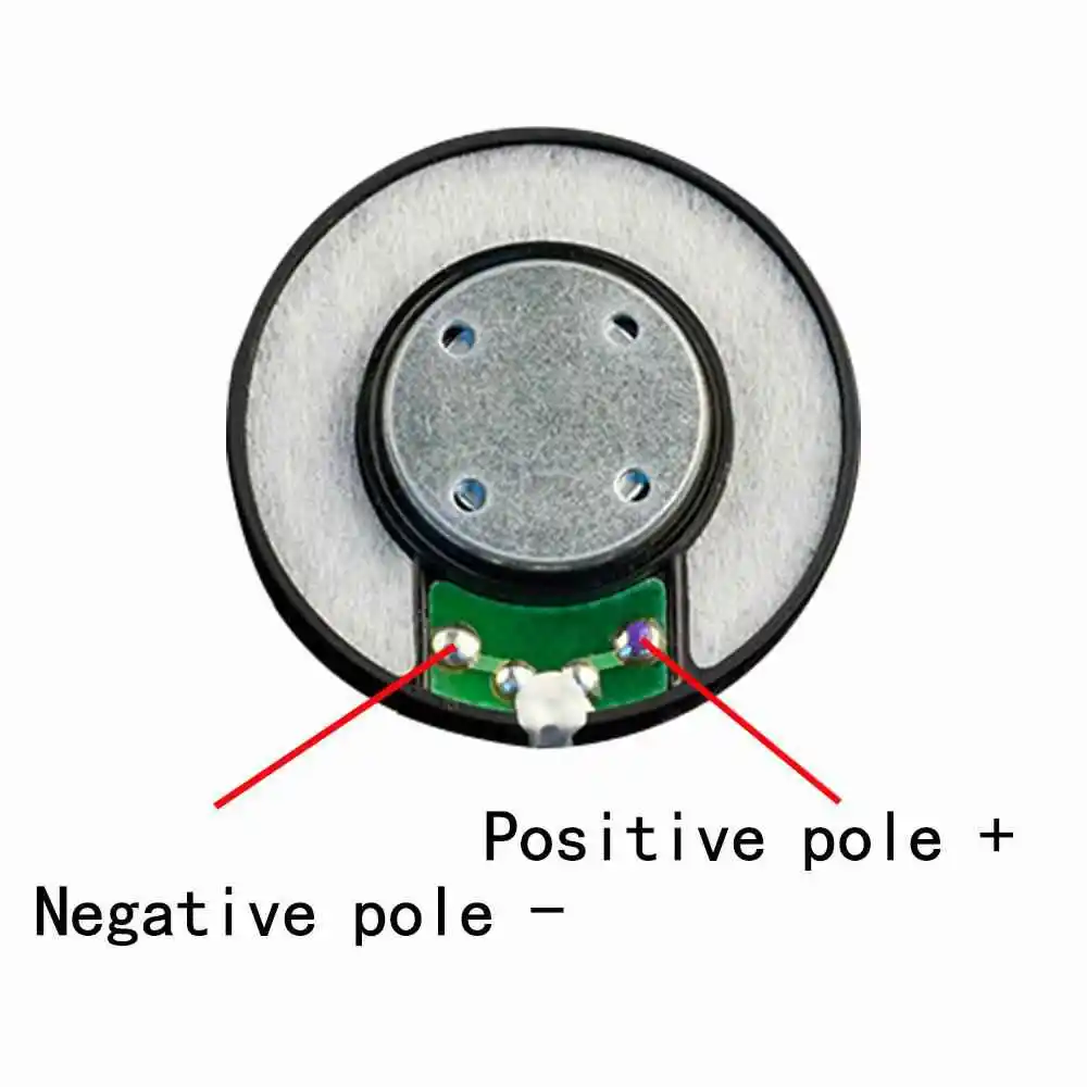 QIGOM ED11 300Ω Earphone Unit 40MM, 126dB, Background Noise, High Resolution, Graphene Synthetic Diaphragm, DIY Units 1 Pair