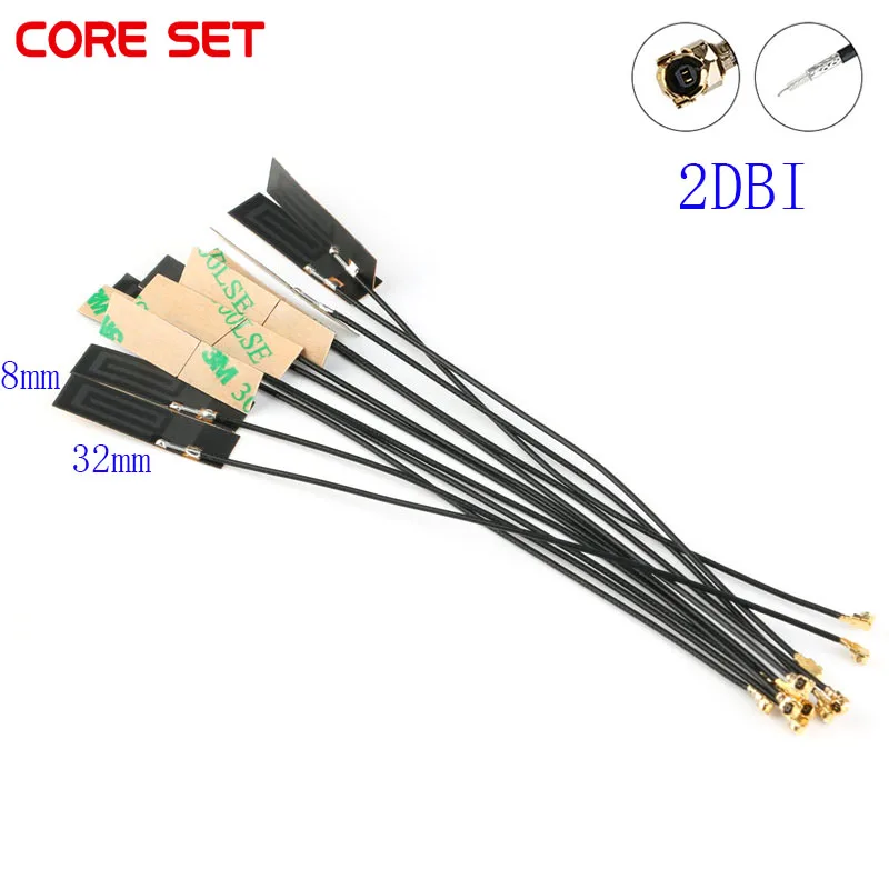 5PCS/1PC 2DBI GSM/GPRS/WCDMA/CDMA/3G Sim800 NB-IOT Module Built in Circuit Board FPC Antenna IPEX IPX/U.FL Connector RG1.13