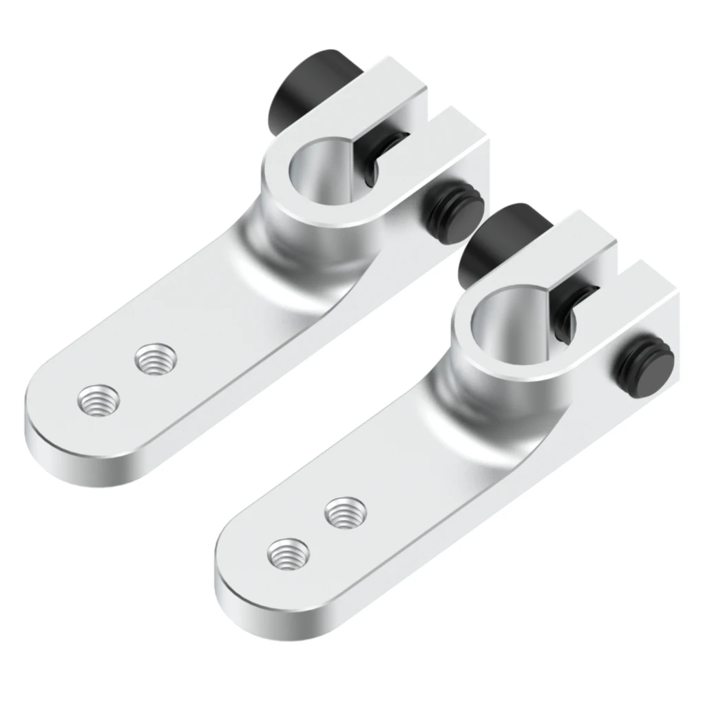 4mm/4.76mm CNC 알루미늄 서보 혼 - 메탄올/가솔린 RC 보트용 클램핑 스티어링 암(스로틀 로커 암)