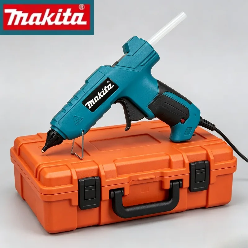 

Аккумуляторный электрический клеевой пистолет Makita 18В для ремонта и DIY, термопистолет для сварки, с насадкой против ожогов