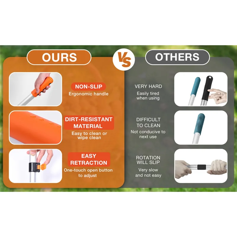 

A43F-Walnut Picker Верхний роликовый сборщик гаек, Многофункциональный сборщик гаек Верхний с катящимся барабаном, легко выбирать и пустую