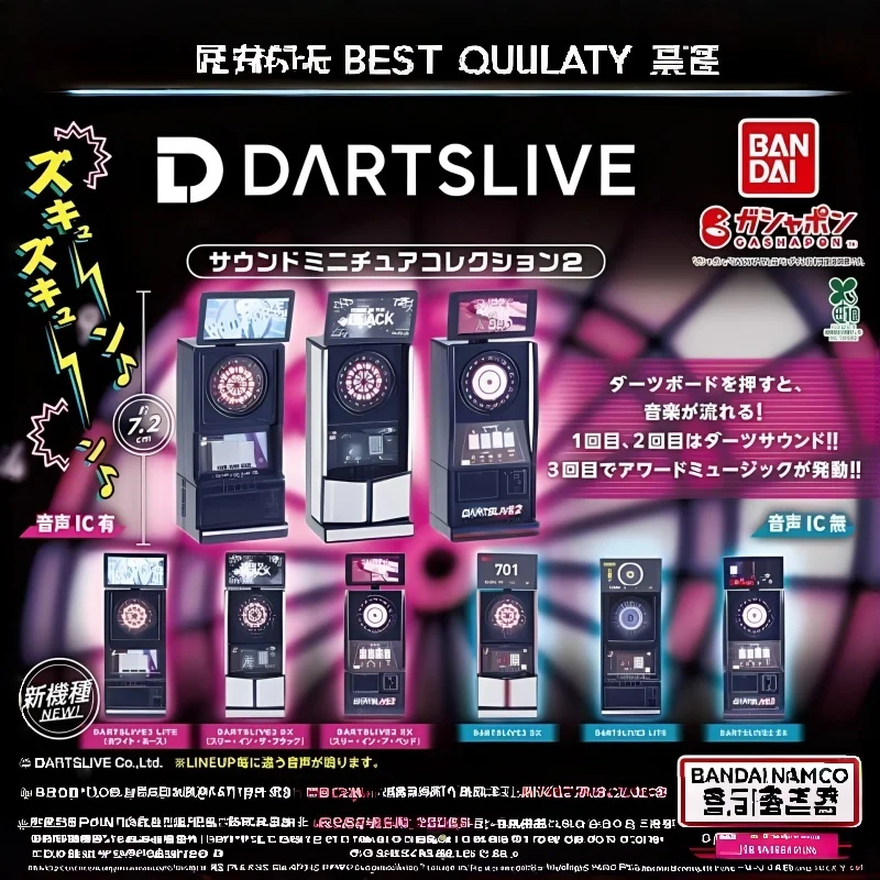 

Bandai Dartslive Sound Miniature Collection 2 Mini Dartboard Figure 6 Types Desk Decor Arcade Game Collectible Toy In Stock