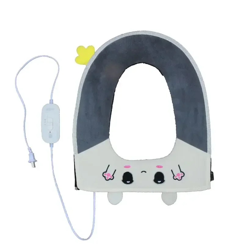 Heated Constant Temperature Toilet Seat 53W Intelligent Plug-in Toilet Seat Winter Quick Heating Plate Mat Cold and Wa