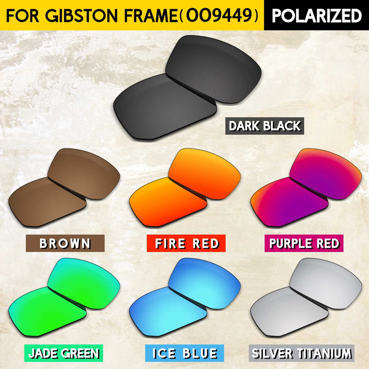 

Polarized Replacement Lenses for Oakley Gibston OO9449 61mm Sunglasses - Multiple Choice