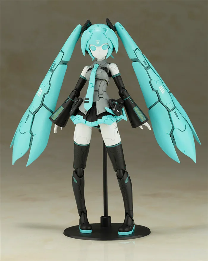 In Stock Assembled Model Fa129 Frame Arms Hatsune Miku Yanagi Yori Keizuki Anime Figure Removable Model Toy Kawaii Doll Gift