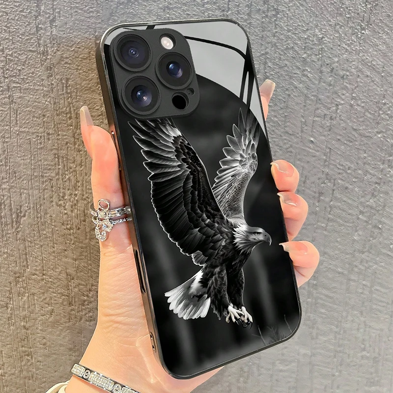 حافظة لهاتف آيفون 17 برو ماكس 16 15 14 13 12 11 Pro 17Air 16E 7 8 Plus XR XS X