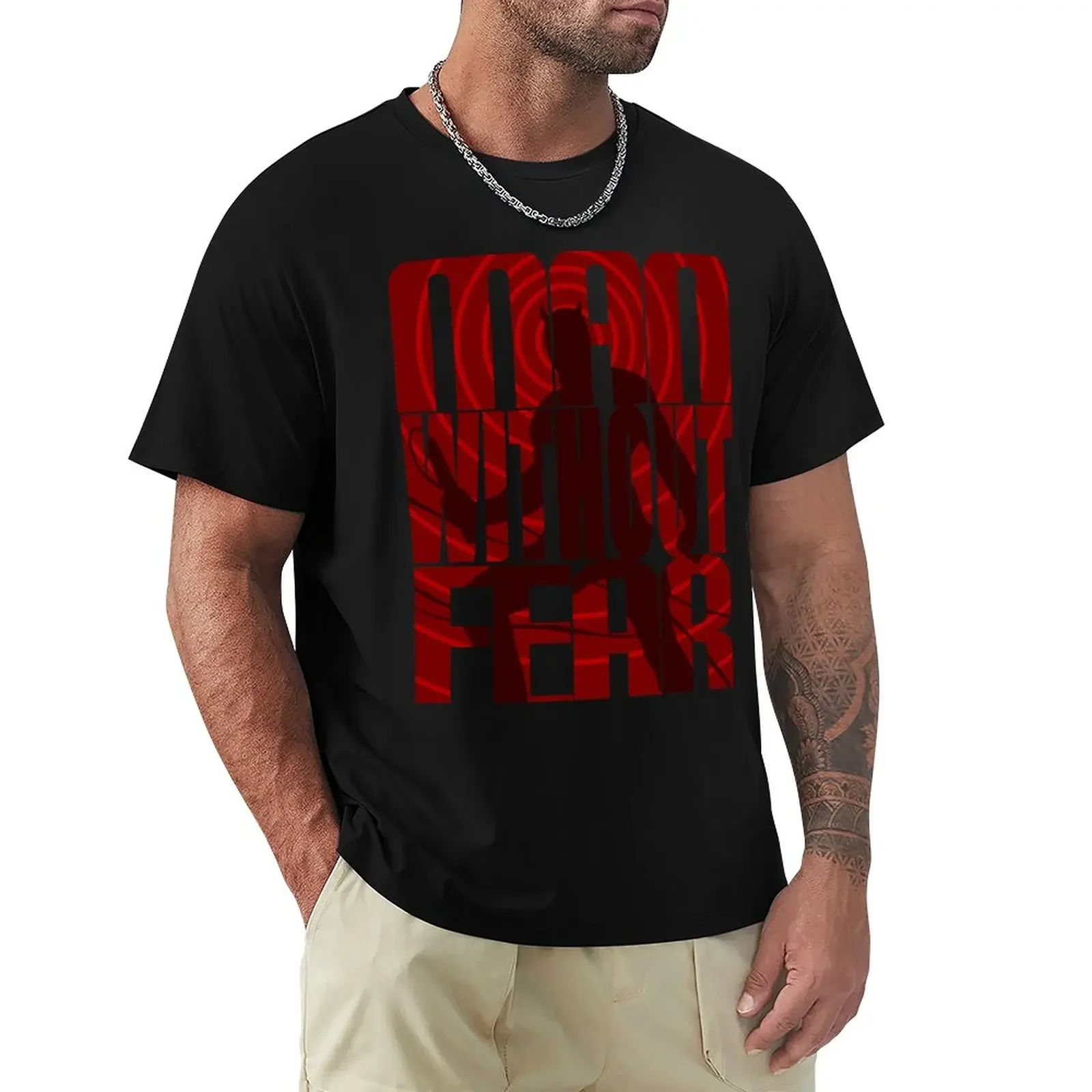 

Man Without Fear T-Shirt baggy shirts graphic shirts tee shirts for men