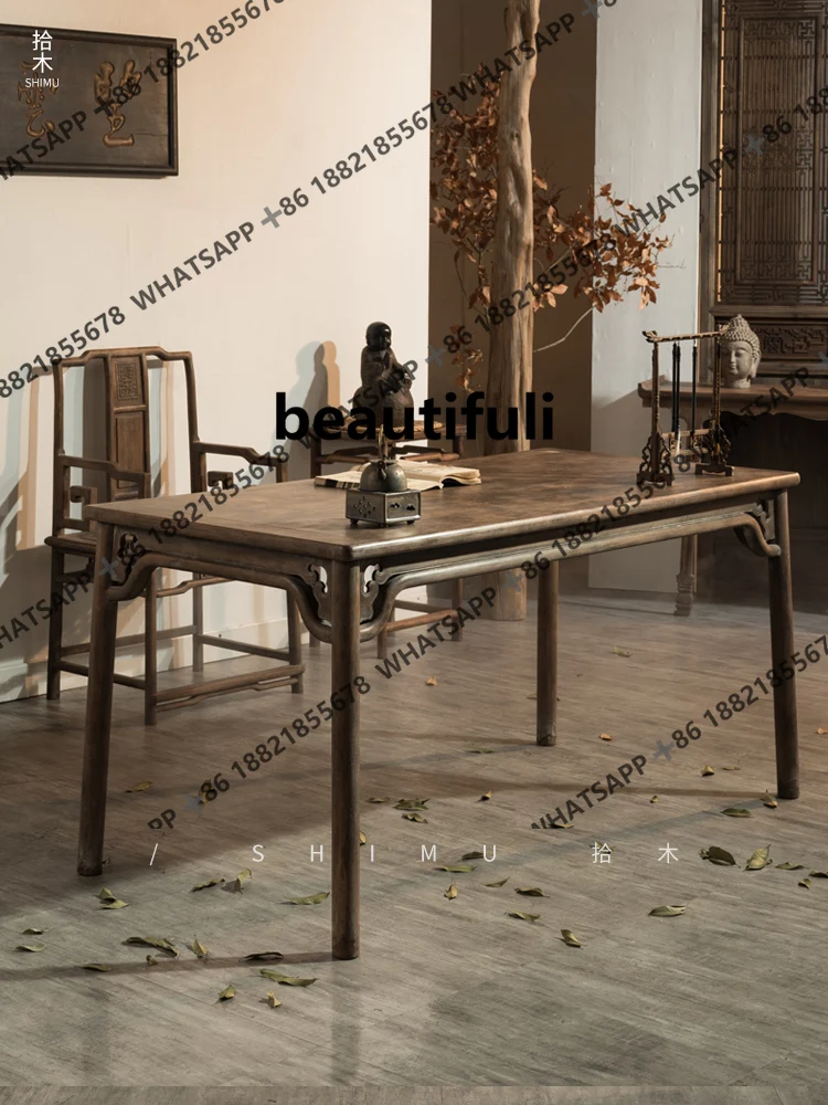 Ming-style painting case New Chinese antique furniture Retro calligraphy table Classic Ming and Qing Dynasties