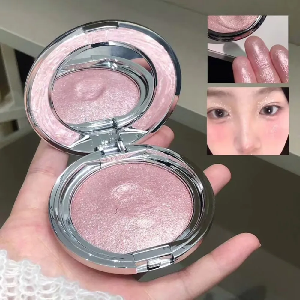 

Glitter Shining Eyeshadow Palette Long-lasting Shiny Monochrome High-gloss Paste Brighten Eye Makeup Highlighter Powder