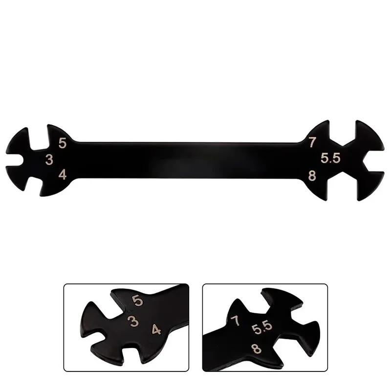9IMOD Multifunction 6 In1 Repair Wrench 3/4/5/5.5/7/8mm Turnbuckle and Nut Spanner Tool for RC Drone Car Boat Off-road Vehicle