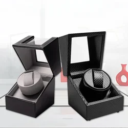 Automatic Rotating Watch Winder Motor Box Luxury Silent Winders for Men's Mechanical Watches 4 Slots Display Storage