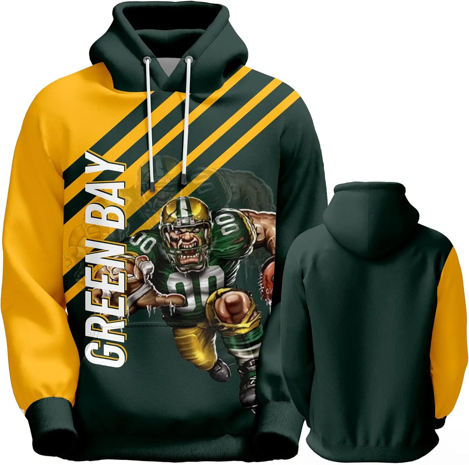 

Autumn Outdoor Soccer Sports Men's Women's Hoodies 3D Printed Football Fans Training Sweatshirt Loose Casual Long Sleeve Clothes