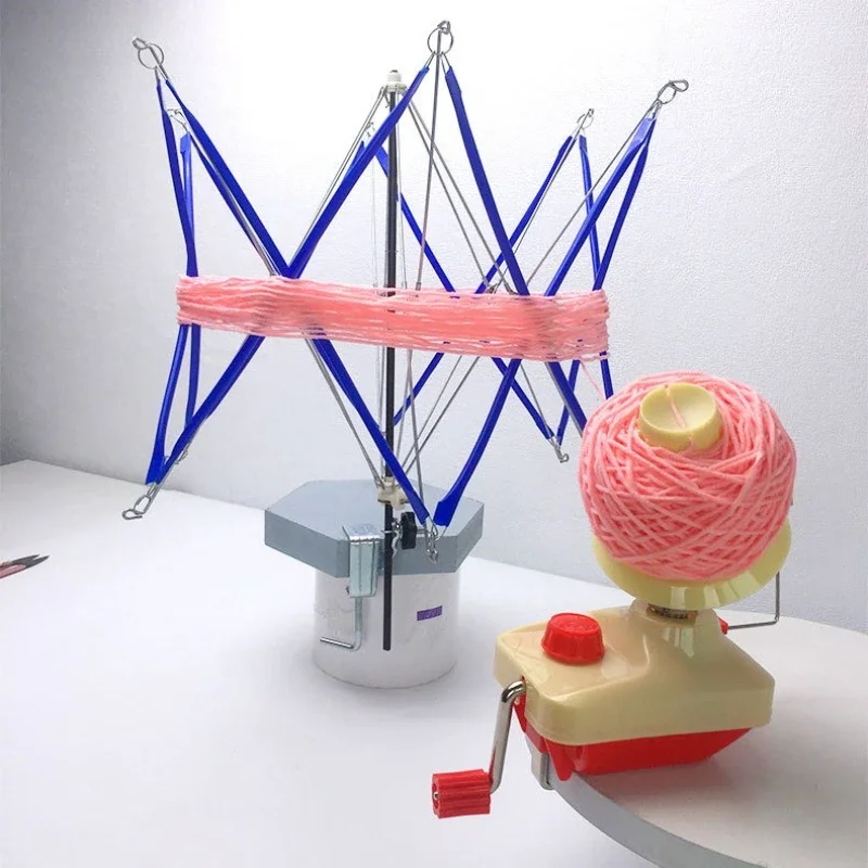 Crochet Yarn Winder for Crocheting and Umbrella Swift Set - Yarn Spinner for Crocheting,Cake Ball Winder,Roller, Baller, Spooler