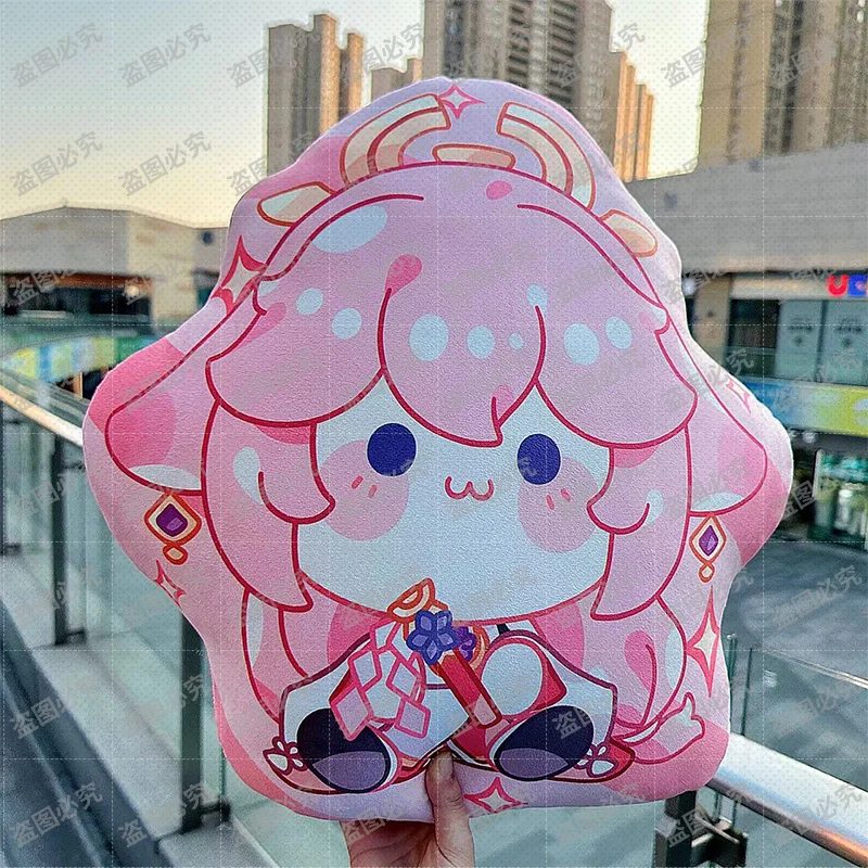 Anime Genshin Impact Yae Miko Cotton Back Two-sided Special-shaped Cute Pillow Sofa Cushion Give someone a gift